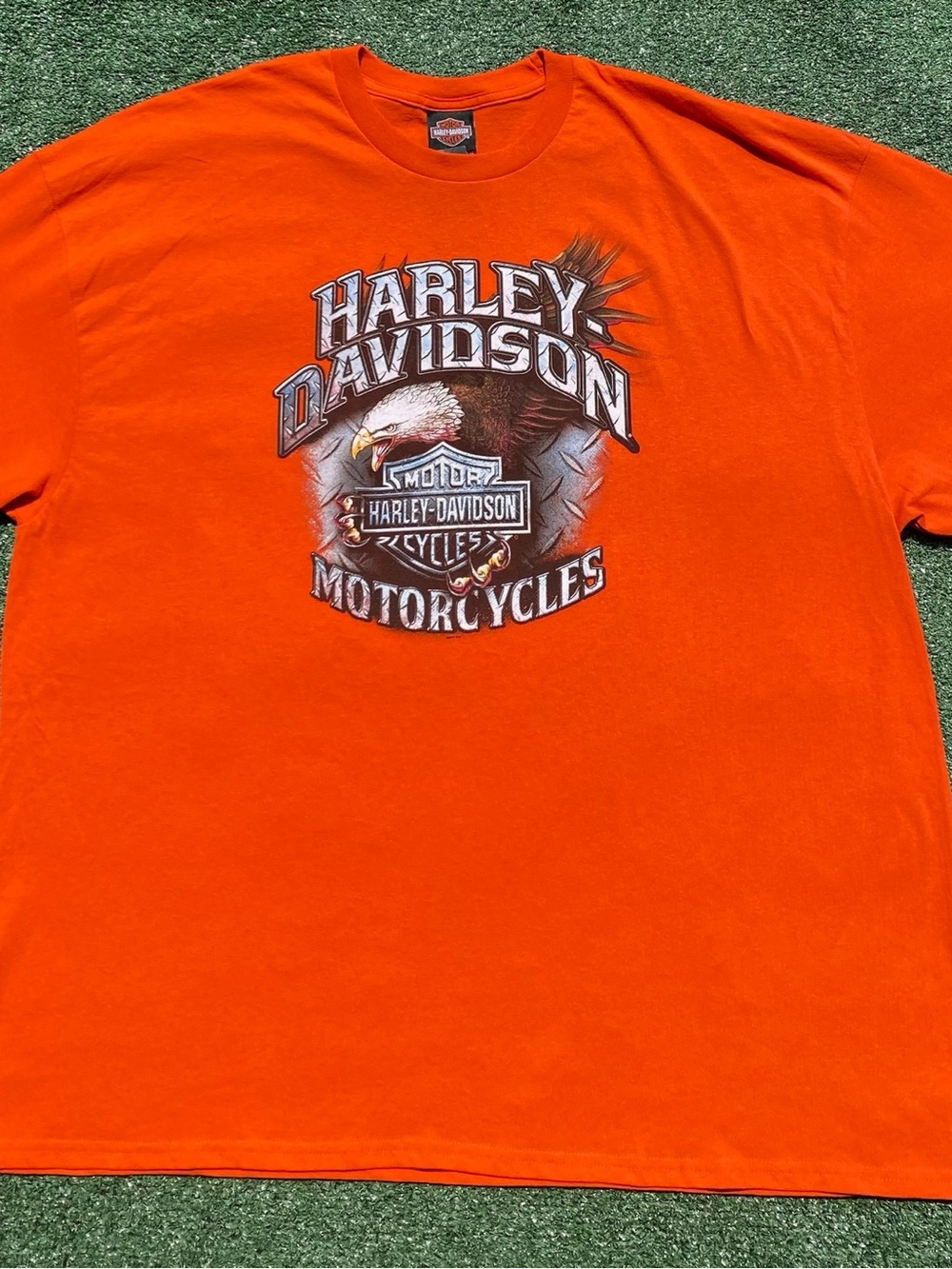 New Harley Davidson 2017 Eagle Panama City Beach Biker Orange T-Shirt Men’s 3XL